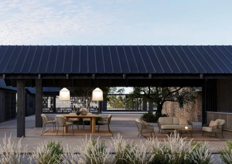 DIVANO 2-3POSTI CON CUSCINI CORBETA 0660666