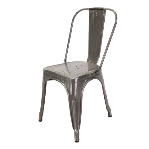 Sedia ferro new bristol galvanizzato cm43x43h45/84