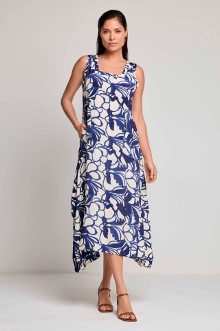 ELSIE ABITO LUNGO DONNA DAVID DB26-019 MULTICOLOR
