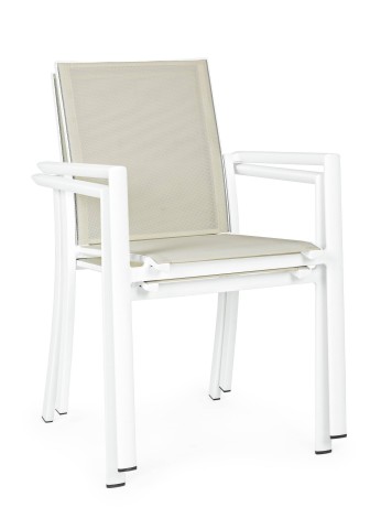 SEDIA C-BR KONNOR BIANCO NEW CX21