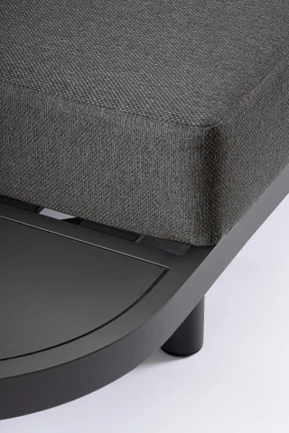 SET SALOTTO ANGOLARE CON CUSCINI HERCULES ANTRACITE