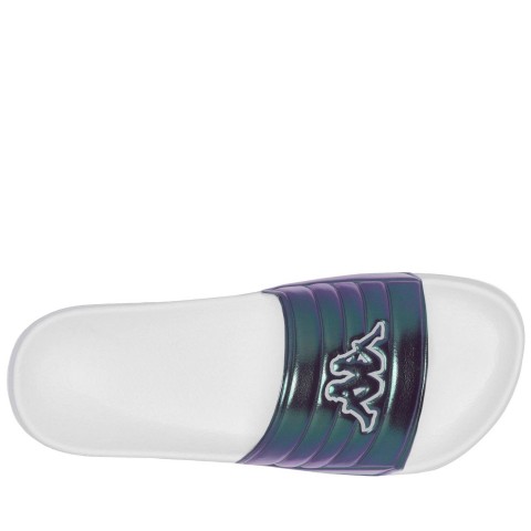 CIABATTE DONNA NOLES SP 35226TW WHITE-VIOLET DK PURP