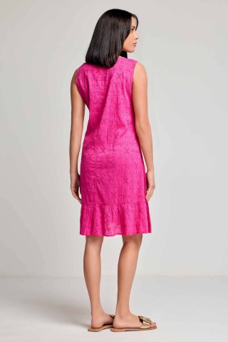KIMBERLY SLEVELESS DRESS DA26-025 FUCHSIA
