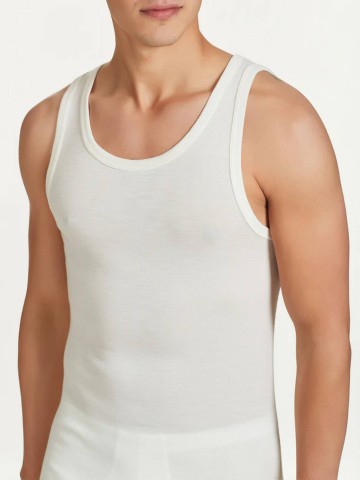 MAGLIA 100MERINO SPALLA LARGA RAGNO 060032 BIANCO LANA