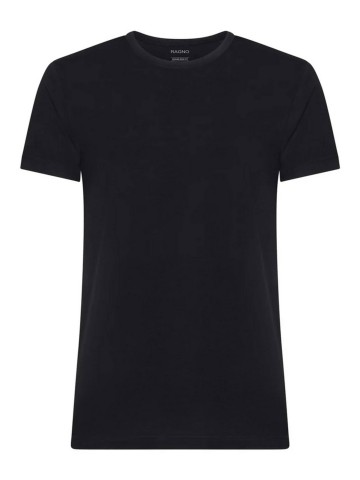 MAGLIA MEZZA MANICA GIROCOLLO PACCO DOPPIO  RAGNO 601417 NERO