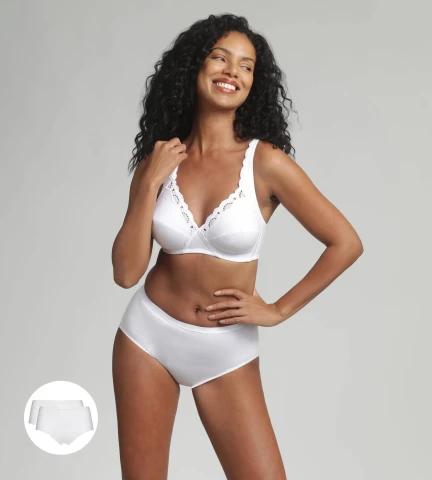 SLIP MIDI 2PZ PLAYTEX AP09G0 AP00AZK BIANCO
