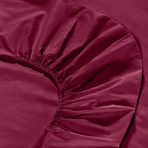 BASIC COLLECTION COMPLETO LENZUOLA MATRIMONIALE ILBLUCASA BORDEAUX