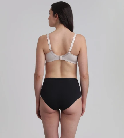 Pacco da 2 slip vita alta neri Cotone Bio NERO