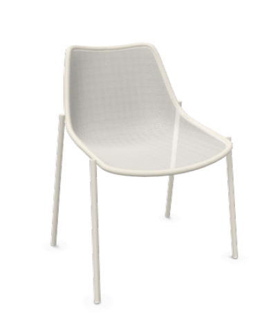 ROUND SEDIA BIANCO RAGG 9002 465