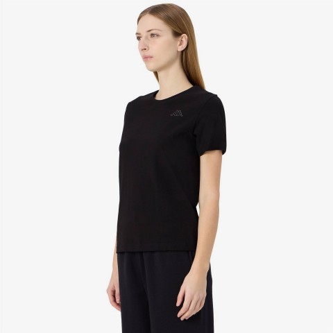 T-SHIRT DONNA LOGO SYLVIE 321Z4YW BLACK