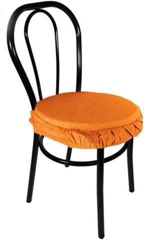 CUSCINO CON VOLANT 2PZ TONDO NEW EDGAR ARANCIO