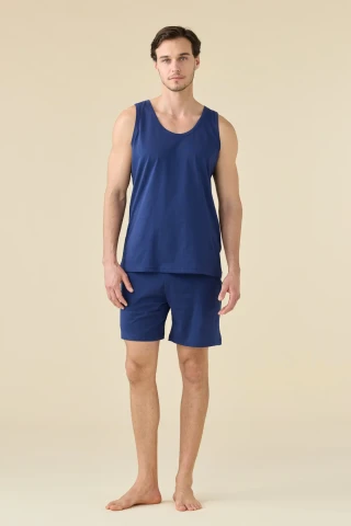 PIGIAMA UOMO PLUS COTONE FC003302 MEDIEVAL BLUE