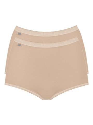 BASIC MAXI SLIP PACCO DOPPIO SLOGGI 10043769 DONNA NUDO