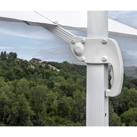 OMBRELLONE IN ALLUMINIO NEW MICHIGAN 2X3MT BIANCO VACCHETTI