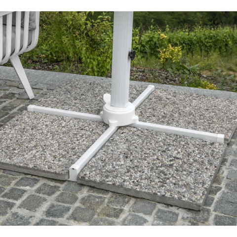 OMBRELLONE IN ALLUMINIO NEW MICHIGAN 2X3MT BIANCO VACCHETTI