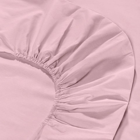 BASIC COLLECTION COMPLETO LENZUOLA UNA PIAZZA E 1/2 ILBLUCASA ROSA