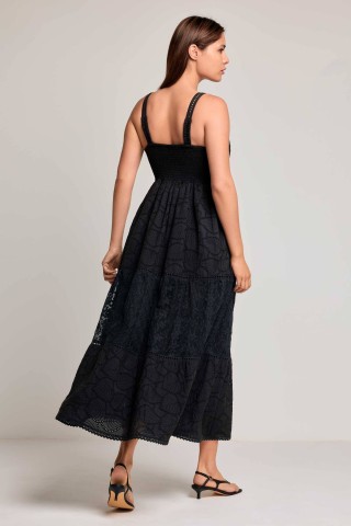 SUSY STRAPPY MAXI DRESS DB26-092 BLACK
