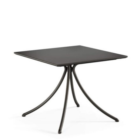 TAVOLO COMBO QUADRATO 90X90 1812 FERRO ANTICO LAMIERA PIENA