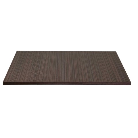 Top tavolo nobilitato noce moderno quadro cm80x1,8x80
