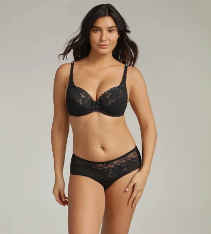 REGGISENO FERRETTO FLOWER ELEG P0DC8 C NERO