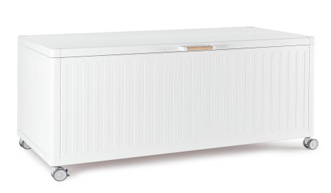 BAULE PORTA CUSCINI CON RUOTE OCEAN L BIANCO 0663973