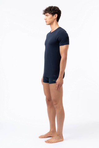 T-SHIRT MANICA CORTA GIROCOLLO FILA FU5002 NAVY