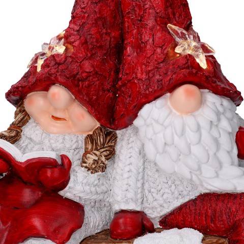 BABBO LED RESINA CON BIMBA ROSSO 616846