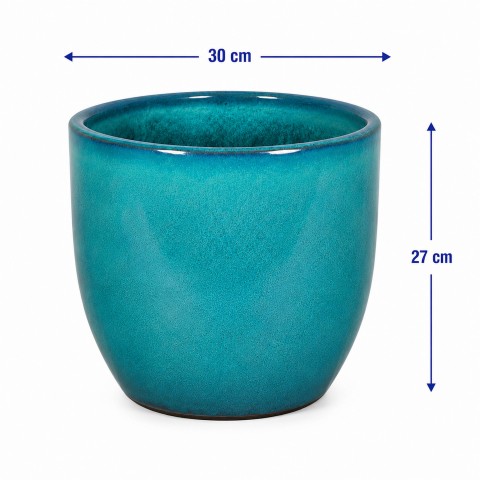 VASO CERAMICA SHANGAI S 30X27H OCEANO