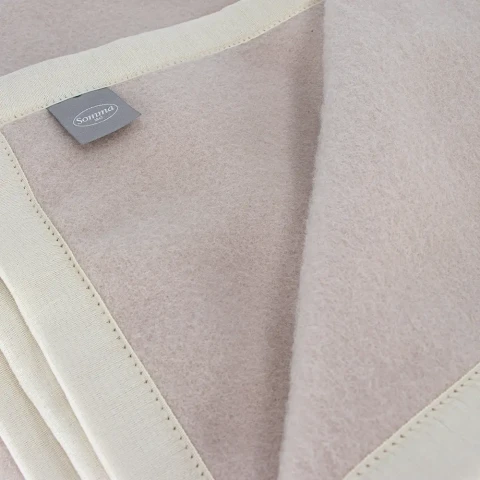 DAISY COPERTA IN LANA SINGOLA SOMMA BEIGE