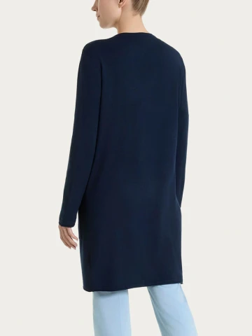 Cardigan lungo aperto in Summertime DM99MN BLUE