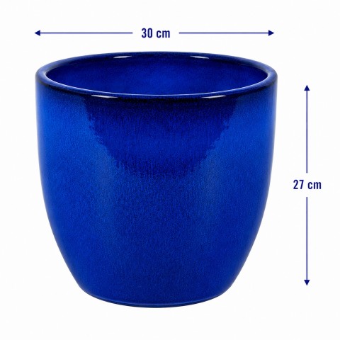 VASO CERAMICA SHANGAI S 30X27H VIOLA