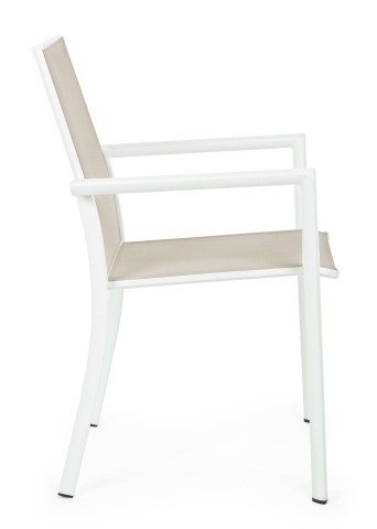 SEDIA C-BR KONNOR BIANCO NEW CX21