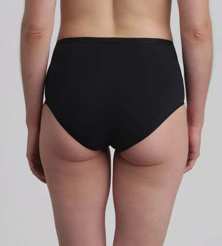 Pacco da 2 slip vita alta neri Cotone Bio NERO