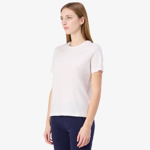 T-SHIRT DONNA LOGO SYLVIE 321Z4YW 001 BIANCO