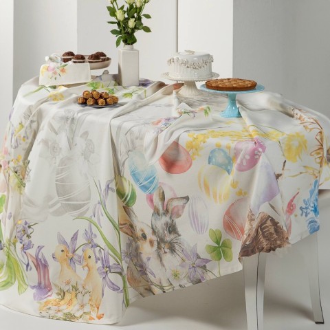 SERVIZIO TAVOLA 8C RADICI 180X220CM TESSITURA RANDI PASQUA