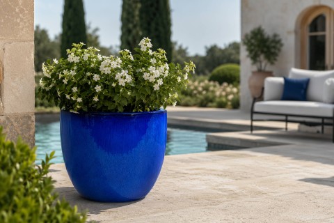 VASO CERAMICA SHANGAI S 30X27H VIOLA
