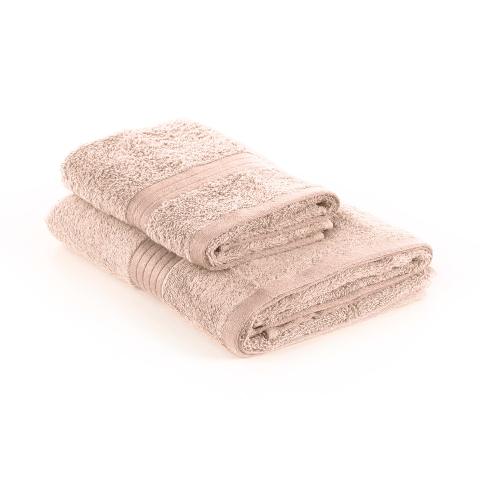 LIVING SET ASCIUGAMANI 1+1 VIA ROMA, 60 SS0035 ROSA NUDE