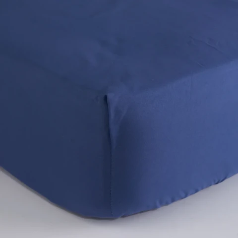 NO STIRO - MORE TIME SOTTO CON ANGOLI MATRIMONIALE ILBLUBIANCHERIA BLU