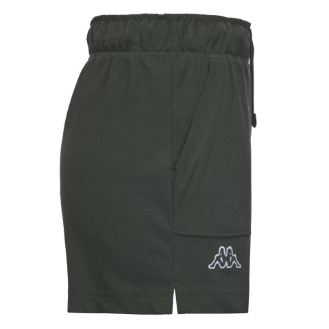 PANTALONCINI SPORTIVI DONNA KAPPA 303H0Q0 GREEN BLACKISH