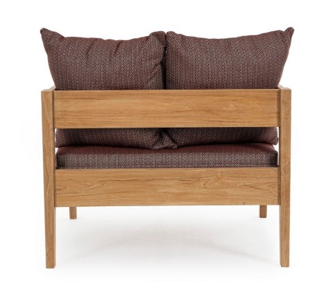POLTRONA CON CUSCINI KOBO WINE - FSC 0806796
