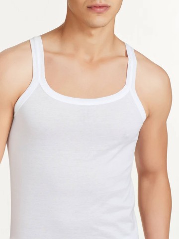 VOGATORE SILKOTTON SPALLA STRETTA RAGNO 601691 BIANCO