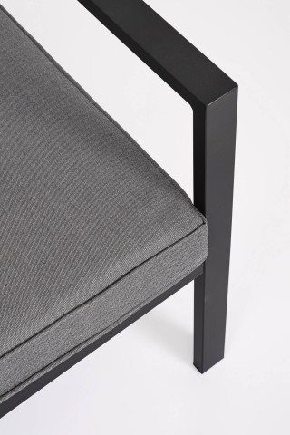 SET4 SALOTTO CON CUSCINI HILDE ANTRACITE LH32 0664003