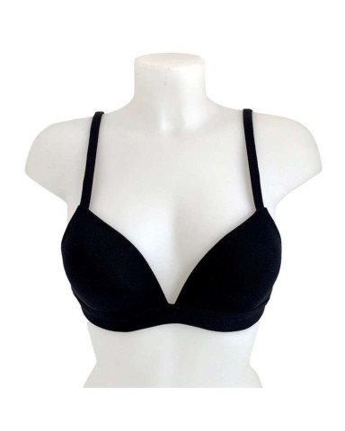 REGGISENO TRIANGOLO EXTRA COTTON 1945 LORMAR NERO