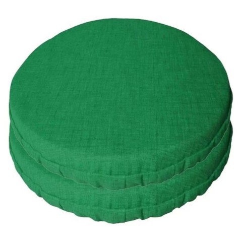 CUSCINO CON VOLANT 2PZ TONDO NEW EDGAR VERDE