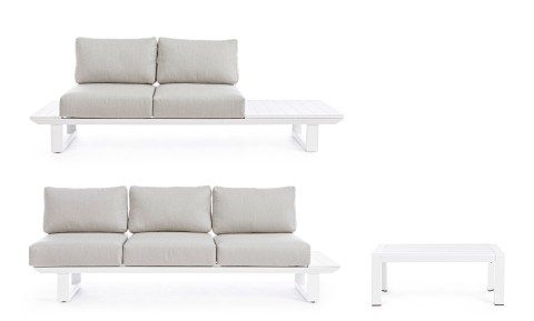 SET SALOTTO ANG. C-C KONNOR BIANCO