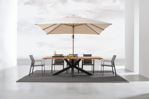 RAMSEY TAVOLO 240x100cm NERO 0804457 BIZZOTTO