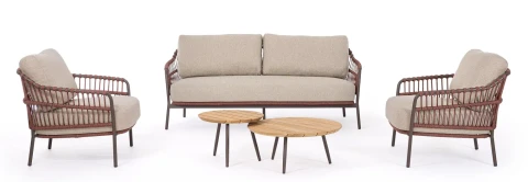 DIVANO 2-3 POSTI CON CUSCINI TALAIA JAVA 0660634