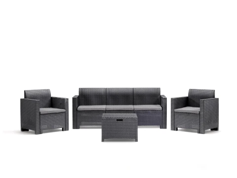 SET SALOTTO NEBRASKA 3 GRAPHITE 9068.4