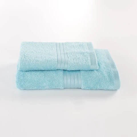 LIVING SET ASCIUGAMANI 1+1 VIA ROMA, 60 SS0035 CELESTE