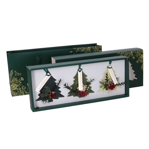 Profumatore cera albero confezione 3 pzassortiti cm29,5x12h4,5